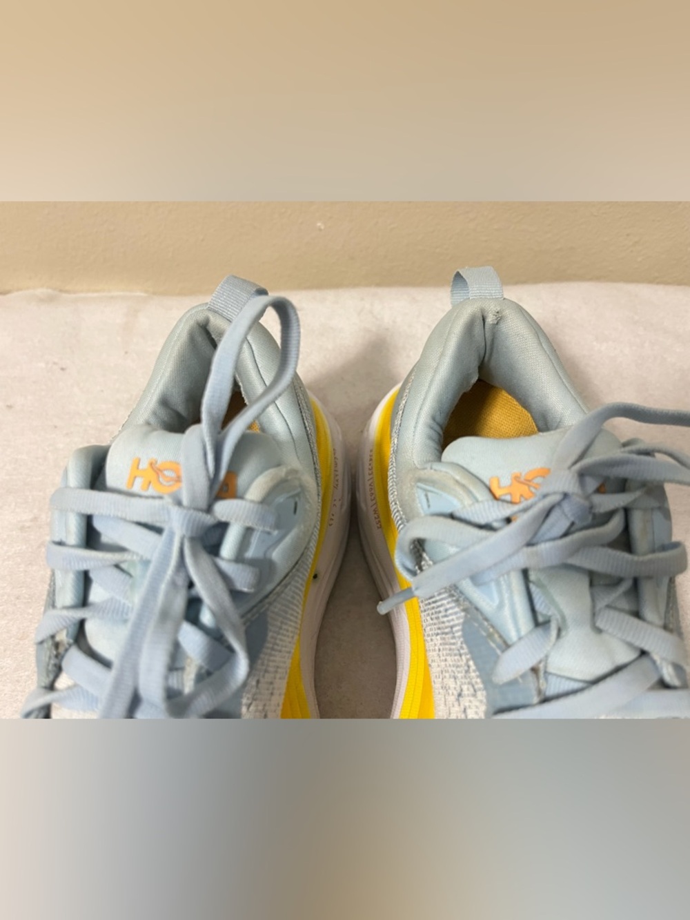Hoka Bondi 8 Womens Size 7.5 D Summer Song Blue Country Air Sneakers - Picture 8 of 11